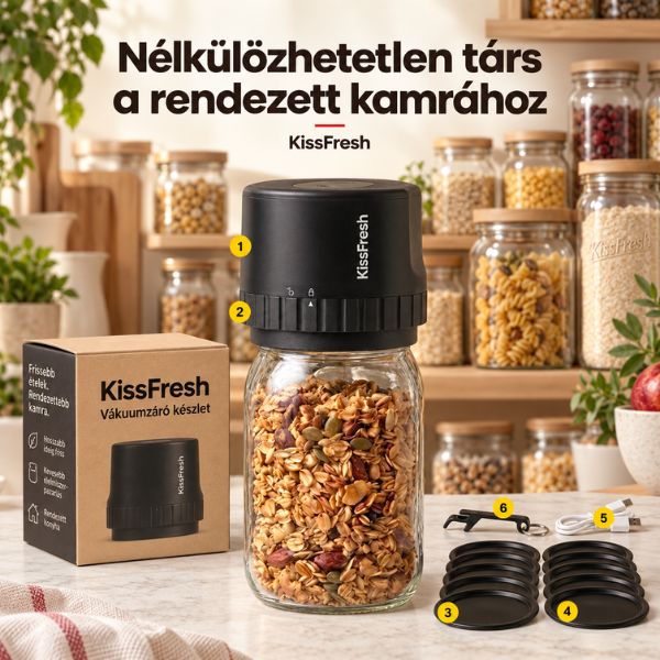 KissFresh™ Frissesség Vákuummal Készlet