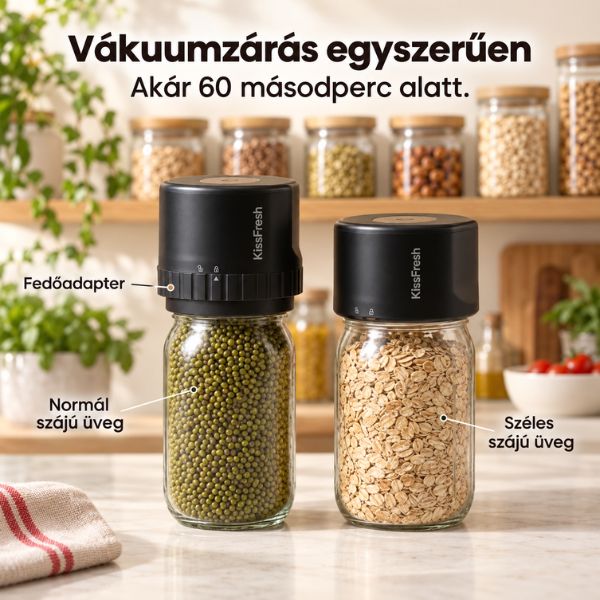 KissFresh™ Frissesség Vákuummal Készlet