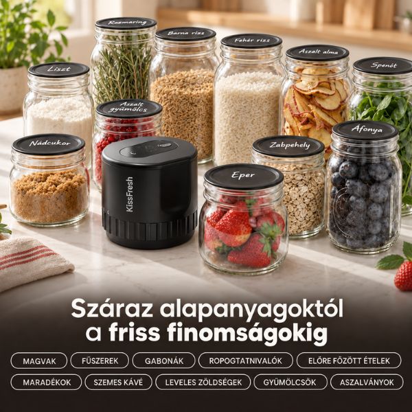 KissFresh™ Frissesség Vákuummal Készlet